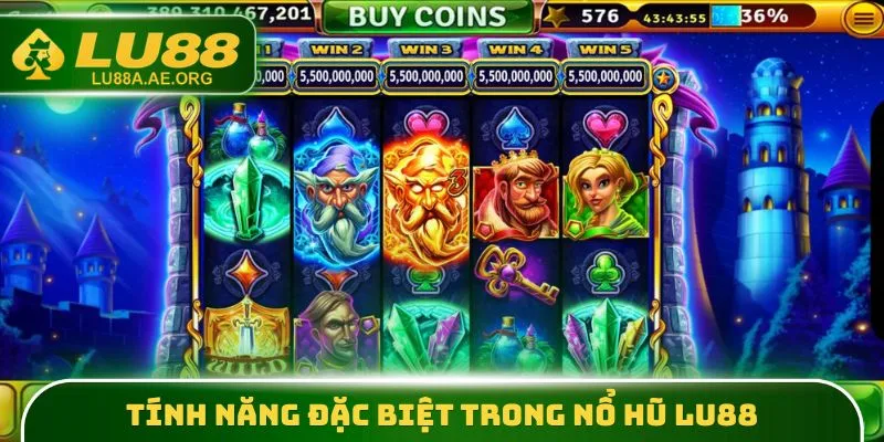 Tính năng đặc biệt trong Nổ Hũ lu88